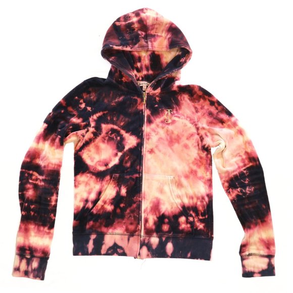 Reverse Dyed Dark Juicy Zip Sweater - Picture 6 of 7